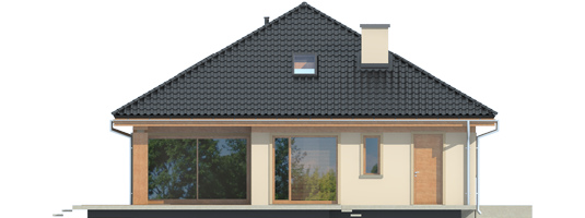 Andrea - Projekt domu Andrea - elewacja prawa