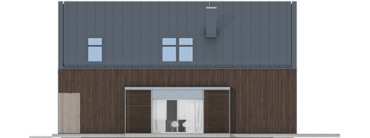 EX 13 Soft - Projekt domu EX 13 soft - elewacja prawa