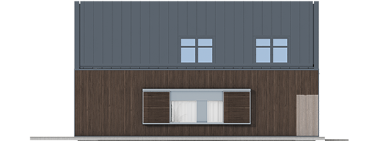 EX 13 Soft - Projekt domu EX 13 soft - elewacja lewa