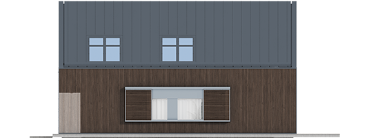 EX 13 Soft - Projekt domu EX 13 soft - elewacja lewa