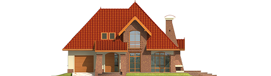 Irene G1 - Projekt domu Irena G1 - elewacja frontowa