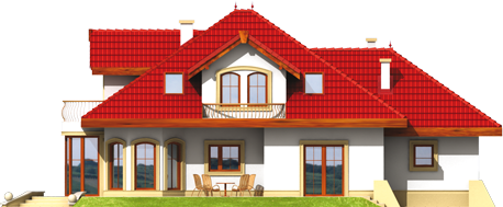 Justine G1 - Projekt domu Justyna G1 - elewacja tylna