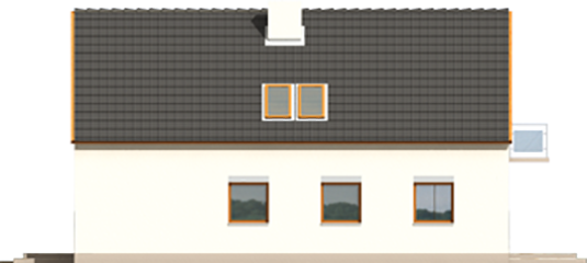 Rena - Projekt domu Rena - elewacja tylna