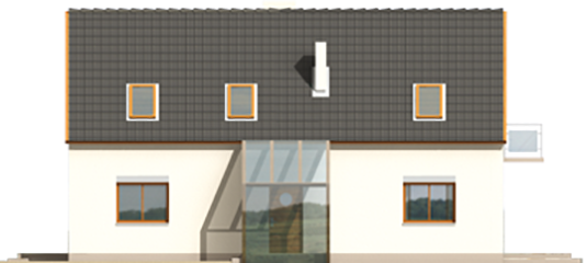 Rena - Projekt domu Rena - elewacja frontowa