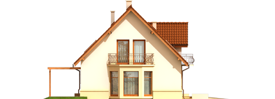 Kajm G1 - Projekty domów ARCHIPELAG - Kajka G1 - elewacja prawa