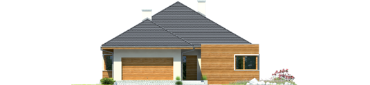 Margaret G2 - Projekt domu Margaret G2 Leca® DOM - elewacja frontowa