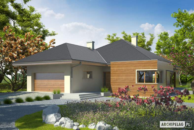 Projekt domu Margaret G2 Leca® DOM - wizualizacja frontowa