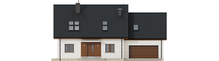Projekt domu Marcin G2 MULTI-COMFORT - elewacja frontowa