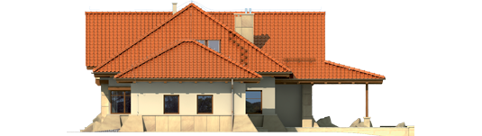 Edward II G2 - Projekt domu Edward II G2 - elewacja prawa