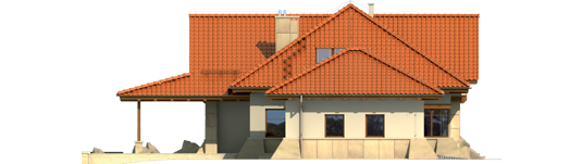 Edward II G2 - Projekt domu Edward II G2 - elewacja prawa