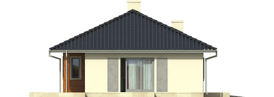 Manuela II G1 - Projekt domu Manuela II G1 - elewacja lewa