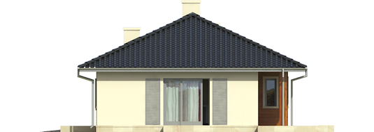 Manuela II G1 - Projekt domu Manuela II G1 - elewacja lewa