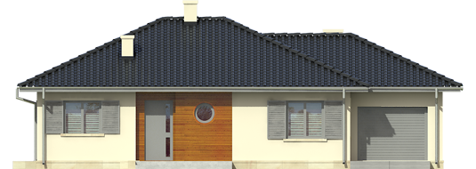 Manuela II G1 - Projekt domu Manuela II G1 - elewacja frontowa