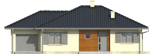 Manuela II G1 - Projekt domu Manuela II G1 - elewacja frontowa