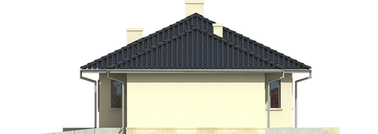 Manuela II G1 - Projekt domu Manuela II G1 - elewacja prawa