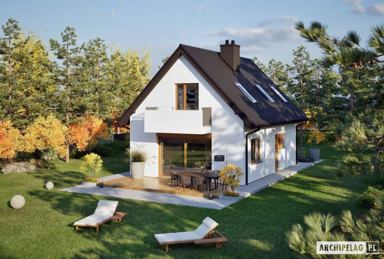 Projekt domu Mini 15 - widok z góry