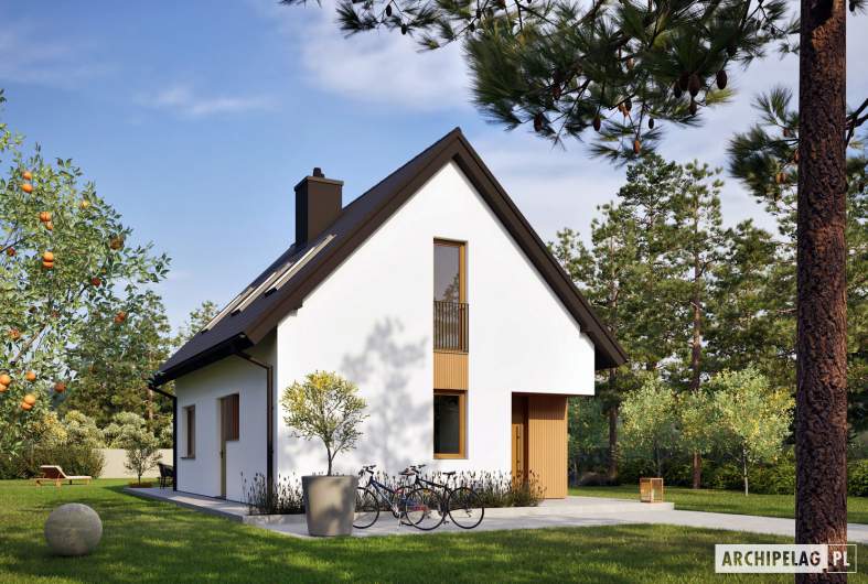 Projekt domu Mini 15 - wizualizacja frontowa