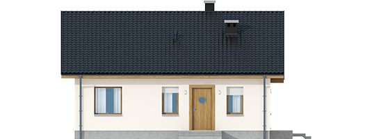 Elmo V ENERGO - Projekt domu Elmo V ENERGO - elewacja frontowa