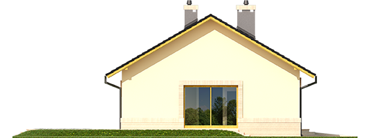 Erin III G1 - Projekty domów ARCHIPELAG - Erin III G1 - elewacja lewa