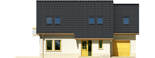 Ozay G1 - Projekt domu Oleńka G1 - elewacja frontowa