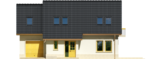 Ozay G1 - Projekt domu Oleńka G1 - elewacja frontowa