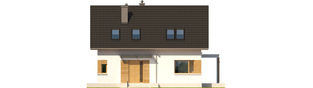 Projekt domu Liv 1 MULTI-COMFORT - elewacja frontowa