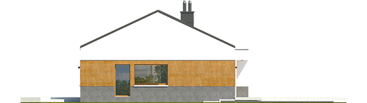 EX 11 G2 D Soft - Projekt domu EX 11 G2 (wersja D) soft - elewacja prawa