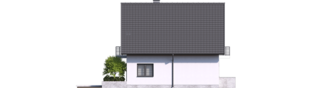 Projekt domu Daga - elewacja lewa