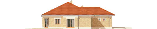 Eris G2 A - Projekty domów ARCHIPELAG - Eris G2 (wersja A) - elewacja prawa