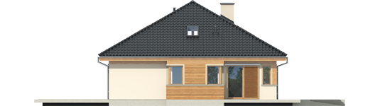 Andrea G1 - Projekt domu Andrea G1 - elewacja lewa