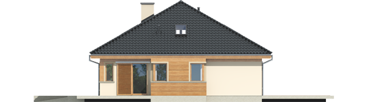 Andrea G1 - Projekt domu Andrea G1 - elewacja lewa