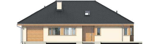 Andrea G1 - Projekt domu Andrea G1 - elewacja frontowa