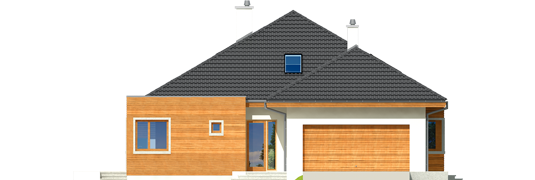 Margaret II G2 - Projekty domów ARCHIPELAG - Margaret II G2 - elewacja frontowa
