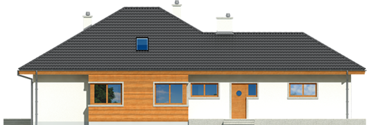 Margaret II G2 - Projekty domów ARCHIPELAG - Margaret II G2 - elewacja lewa