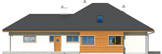 Margaret II G2 - Projekty domów ARCHIPELAG - Margaret II G2 - elewacja lewa