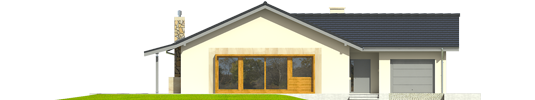 Selena II G1 - Projekt domu Selena II G1 - elewacja frontowa