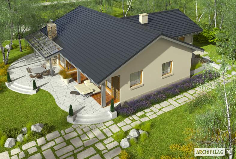 Projekt domu Selena II G1 - widok z góry
