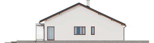 Armando II G1 ENERGO - Projekt domu Armando II G1 ENERGO - elewacja lewa