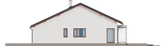 Armando II G1 ENERGO - Projekt domu Armando II G1 ENERGO - elewacja lewa