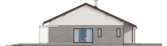 Armando II G1 ENERGO - Projekt domu Armando II G1 ENERGO - elewacja prawa