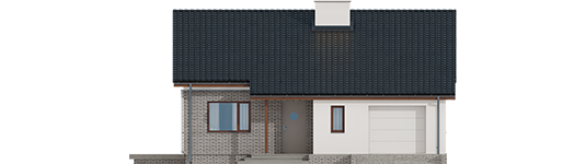 Armando II G1 ENERGO - Projekt domu Armando II G1 ENERGO - elewacja frontowa