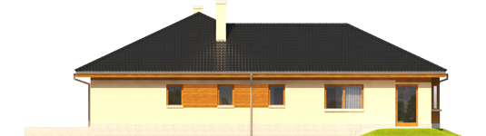 Alan III G1 - Projekt domu Alan III G1 - elewacja lewa