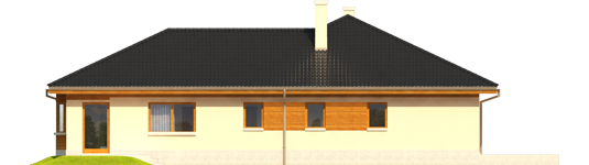 Alan III G1 - Projekt domu Alan III G1 - elewacja lewa