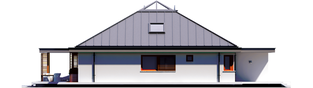 Projekt domu Lorena G2 - elewacja lewa