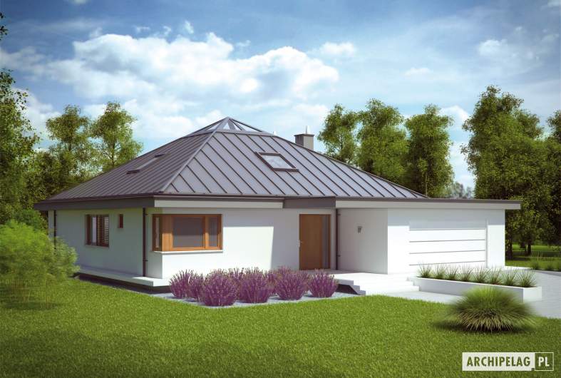 Projekt domu Lorena G2 - wizualizacja frontowa