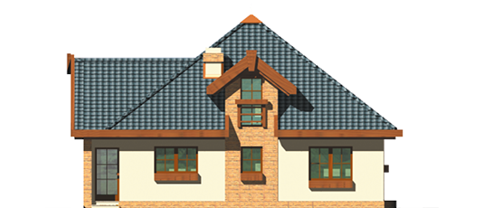 Olivia G1 - Projekt domu Oliwia G1 - elewacja frontowa