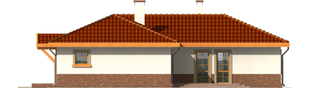 Projekt domu Erato G1 - elewacja prawa