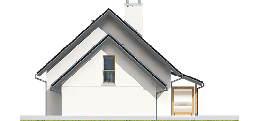 Marise III G1 ENERGO - Projekty domów ARCHIPELAG - Marisa III G1 ENERGO - elewacja prawa