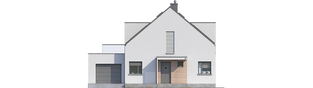 Projekt domu Pedro II G1 ENERGO PLUS - elewacja frontowa