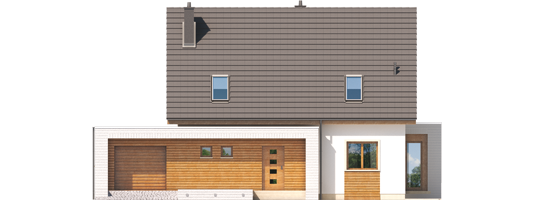 Ernest G1 - Projekt domu Ernest G1 - elewacja frontowa